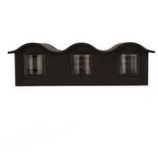 تصویر چراغ دیواری موج‌دار لنزدار ۱۸ وات ای دی سی 