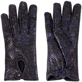تصویر دستکش زنانه مدل N128 مشکی سرمه ای mante | CD5A1301282542241101106100700