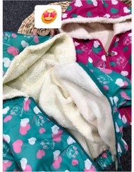 تصویر سویشرت کاپشن دخترونه - 35صورتی 