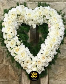 تصویر گل قلب پایه دار کد 103 