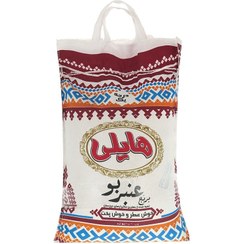 تصویر برنج ایرانی هایلی ۱۰ کیلوگرم عنبربو 