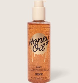 تصویر روغن بدن پینک رایحه عسل Pink Body Oil Honey Oil 