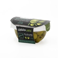 تصویر زیتون سبز بی هسته 140 گرم 