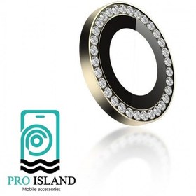 تصویر محافظ لنز دوربین گوشی موبایل گرین لاین مدل Diamond مناسب گوشی iPhone 14 Pro Max / Pro Green Lion Diamond Lens Protector for iPhone 14 Pro / 14 Pro Max