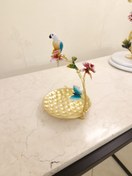 تصویر پیش دستی طوطی برنجی کوچک | مدل 1 