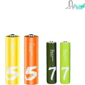 تصویر باتری قلم و نیم‌قلم آلکالاین رنگین کمانی شیائومی ا Mi Alkaline Battery Z15- Z17 Mi Alkaline Battery Z15- Z17