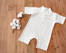 تصویر رامپر نوزادی نخ پنبه کد ۳۸۰ 