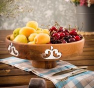 تصویر میوه خوری چوب و استیل ریور کد 5920 