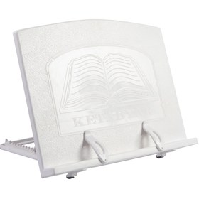 تصویر کتابیار پلاستیکی سفید White plastic bookcase