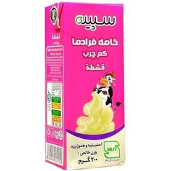 تصویر سپیده خامه پاکتی کم چرب 200گ 