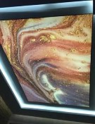 تصویر سقف کشسان انتزاعی مدرن و بادوام 