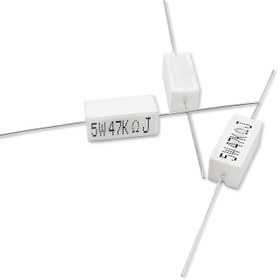 تصویر مقاومت آجری 5 وات 47 کیلو اهم power resistor 5w 47k ohm