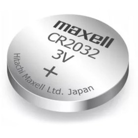 تصویر باتری سکه ای مکسل مدل CR2032 یک عدد Maxel Japanese coin battery code 2032