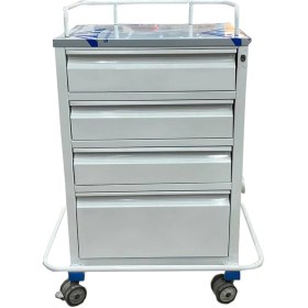 تصویر ترالی چهار کشو رویه فلزی 