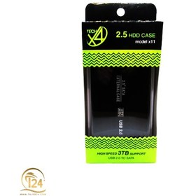 تصویر باکس هارد X4Tech X11 2.5-inch USB2.0 HDD ا X4Tech X11 External Case 2.5-inch USB2.0 HDD X4Tech X11 External Case 2.5-inch USB2.0 HDD