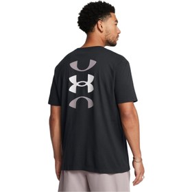 تصویر تی‌شرت آستین کوتاه با لوگوی بسکتبال و طرح زمین بازی برند under armour Basketball Logo Court Short Sleeve T-shirt