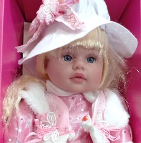 تصویر عروسک آواز خوان ۱۶ اینچ طرح سرامیکی 