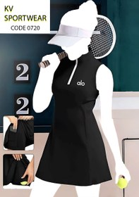 تصویر تونیک دامنی تنیس زنانه alo کد 009 alo womens tennis skirt tunic code 009