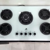تصویر اجاق گاز جانا مدل GA502W ۵ شعله شیشه ای 