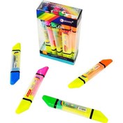 تصویر ماژیک هایلایتر فسفری دو سر بسته 12 عددی 