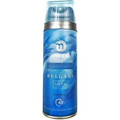 تصویر اسپری مدیا مدل Bvlgari Aqva مردانه Media Collection Bvlgari Aqva Spray