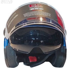 تصویر کلاه کاسکت بدون فک EK مدل BLU 