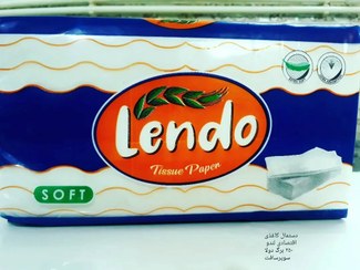 تصویر دستمال اقتصادی سوپر سافت تولید شده از تیشو مرغوب درجه LENDO