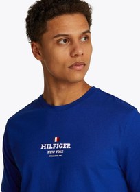 تصویر تی‌شرت یقه گرد لوگو برند Tommy Hilfiger Logo Crew Neck T-Shirt