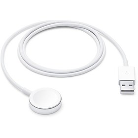 تصویر شارژر مغناطیسی اپل واچ با پورت USB ا Apple Watch Magnetic Charger to USB Cable Apple Watch Magnetic Charger to USB Cable