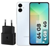 تصویر گوشی موبایل سامسونگ مدل Galaxy A06 دو سیم کارت ظرفیت 64 گیگابایت و رم 4 گیگابایت - به همراه شارژر 25 وات سامسونگ 