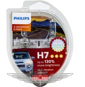 تصویر لامپ هالوژن پایه H7 مدل اکستریم ویژن 130% برند فیلیپس ا Philips H7 X-Treme Vision lamp Philips H7 X-Treme Vision lamp