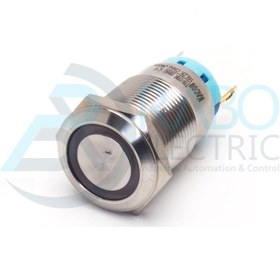 تصویر چراغ سیگنال فلزی قرمز کاکون مدل T22-170R-24VDC 
