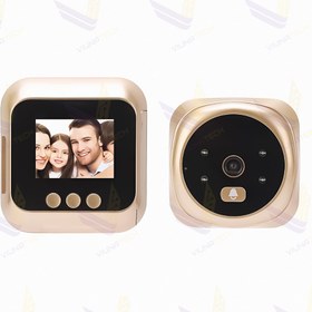 تصویر دوربین چشمی درب مانیتور دار مدل D3 Door eye camera with monitor model D3