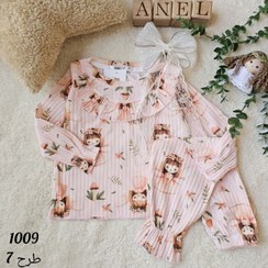 تصویر ست دوتیکه راحتی دخترانه سایز ۸ تا ۱۰ سال 