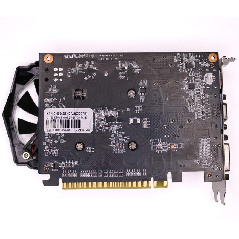 Placa de vídeo - NVIDIA GeForce GT 740 (4GB / PCI-E) - Afox AF740-  4096D5H2-V2 - waz