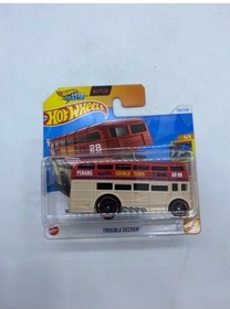 تصویر ماشین اسباب بازی ترابل دکر اتوبوس از ترکیه HOT WHEELS 