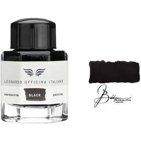 تصویر جوهر خودنویس لئوناردو مشکی LEONARDO ink Black 