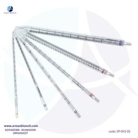 تصویر پیپت سرولوژی 25 میلی لیتر استریل برند لب سلکت 25ml Serological Pipets - Labselect