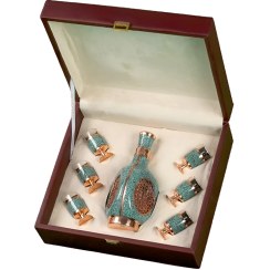 تصویر پک تنگ سه وجهی مینیاتوری فیروزه چرم VIP 