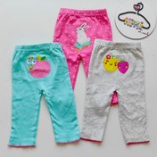 تصویر شلوار نوزادی اورجینال کارترز نخ پنبه پشت استیکری - کد 