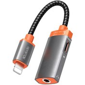 تصویر تبدیل جک 3.5 میلی متری به لایتنینگ مک دودو مدل Mcdodo CA-6710 