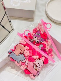 تصویر کش رنگی حوله ای 