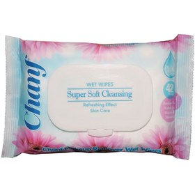 تصویر دستمال مرطوب پاک کننده آرایش چانف 42 عددی Chanf Makeup Remover Wipes 42 pcs