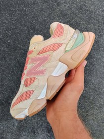 تصویر کفش نیوبالانس ۹۰۶۰ کرم صورتی - ۳ New balance 9060 cream pink