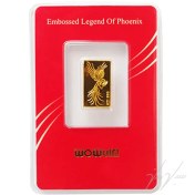 تصویر شمش طلا ۰.۰۵۰ گرم ایران شمش سیمرغ 24 عیار 