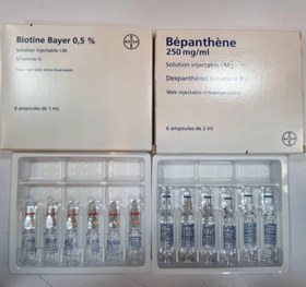 تصویر آمپول بیوتین بپانتین بایر Biotin Bepanthene Bayer