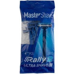 تصویر خودتراش 2 لبه مستر شیو مدل Rally 2 بسته 4 عددی borhan tejarat hakim