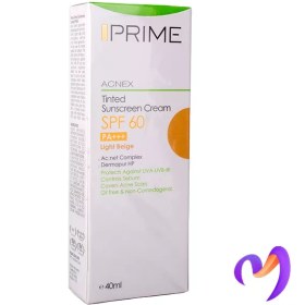 تصویر کرم ضد آفتاب رنگی SPF60 پرایم | بژ Prime Acnex Sunscreen SPF۶۰ Tinted Cream |