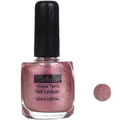تصویر لاک ناخن کالیستا سری Shine Tech صورتی اکلیلی N110 