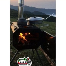 تصویر بخاری هیزمی سام کمپینگ کد ۰۱ 